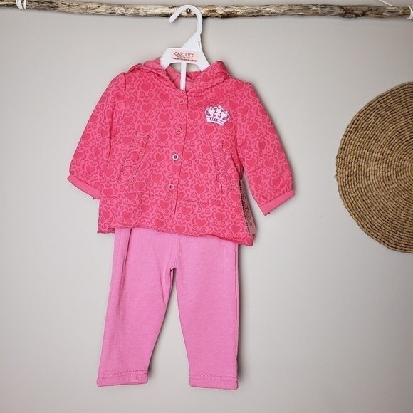 𝅺Carters Girls 2 Piece Set NWT - Picture 2 of 9